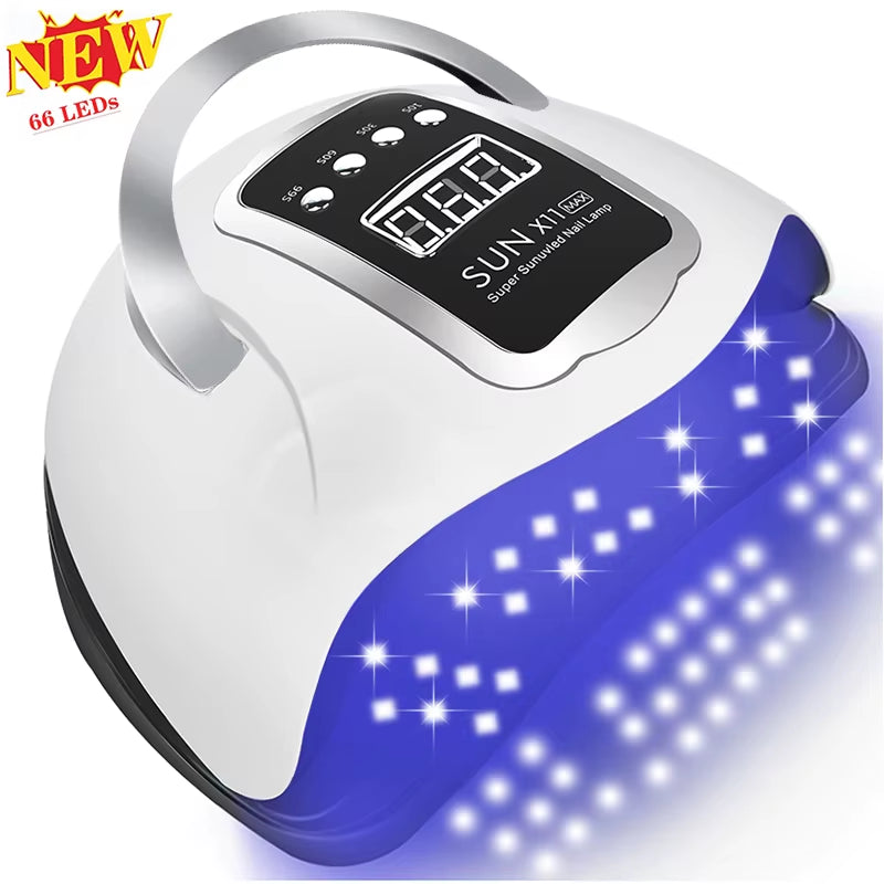 Complete Gel Nail Polish Kit with UV/LED Nail Lamp & Electric Nail Drill | 27 Colors Gel Set