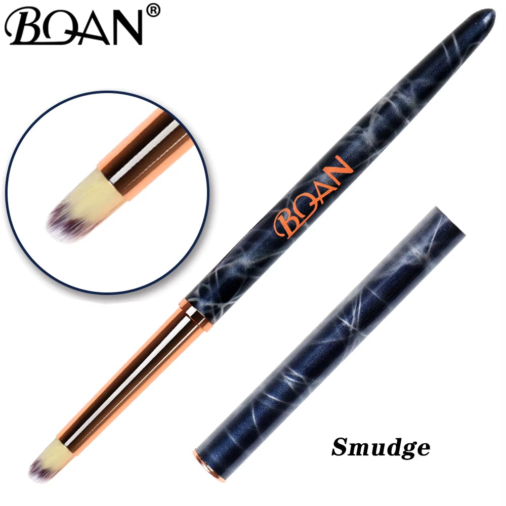 Nail Art Marbled Rose Gold Nail Brush – Professional Acrylic & UV Gel Nail Art Painting Pen