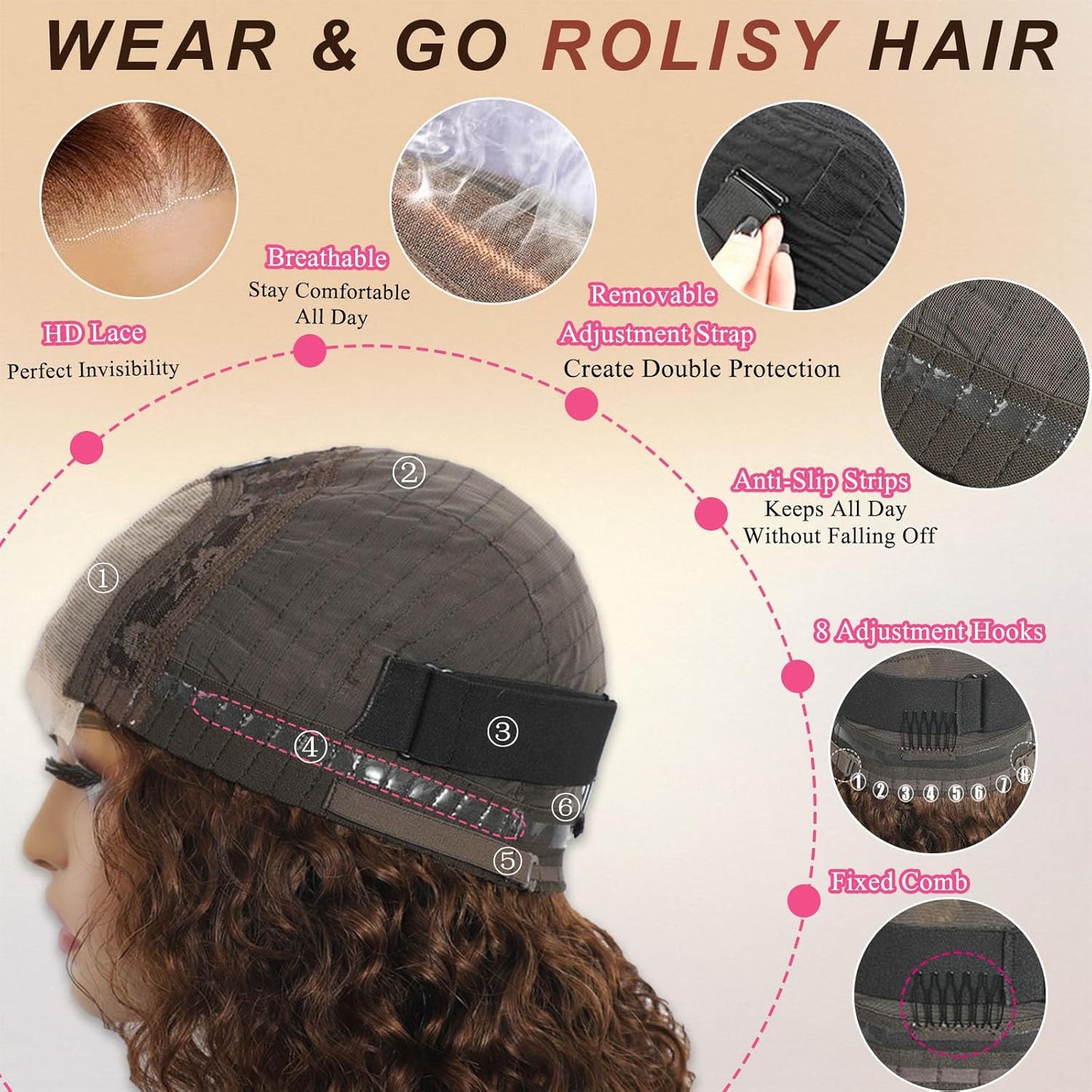 Human Hair Wig - HD Lace Front | Pre-Plucked & Pre-Cut
