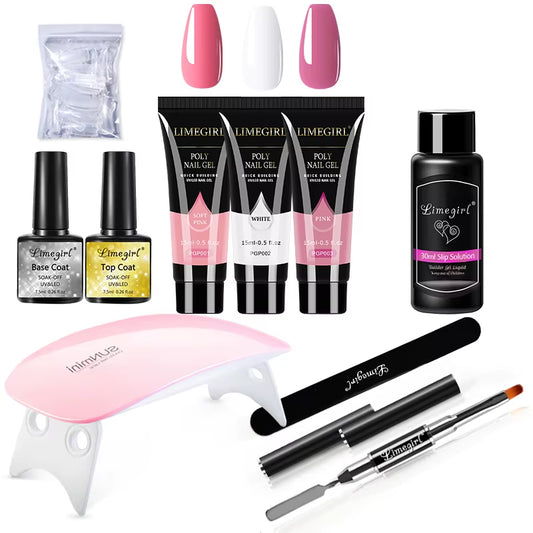 15ml Nail Extension Gel Set – Professional UV/LED Nail Builder for Long-Lasting Extensions